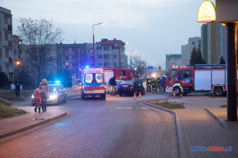 Wypadek na skrzyżowaniu ul. Fenikowskiego z Brzechwy 1