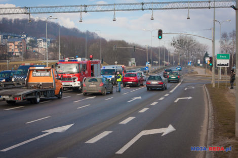 Wypadek na skrzyżowaniu ul. Gdańskiej z ul. Obwodową 2