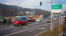 Wypadek na skrzyżowaniu ul. Gdańskiej z ul. Obwodową 1
