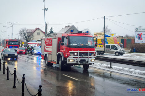 Wypadek na skrzyżowaniu ul. Gdańskiej z ul. Łąkową 1