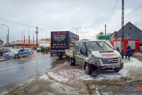 Wypadek na skrzyżowaniu ul. Gdańskiej z ul. Łąkową 2