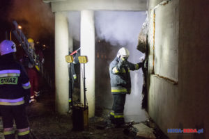 Pożar budynku przy ul. Gniewowskiej. Podpalenie? 8