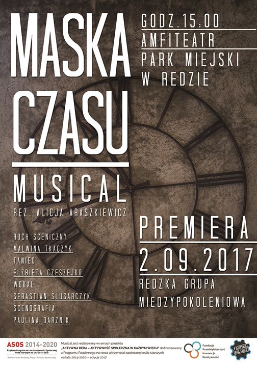 Maska Czasu Musical w Redzie - Premiera