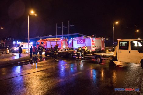 Wypadek na skrzyżowaniu Obwodowej i Łąkowej 4