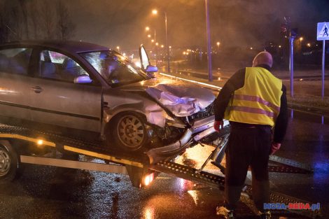 Wypadek na skrzyżowaniu Obwodowej i Łąkowej 6